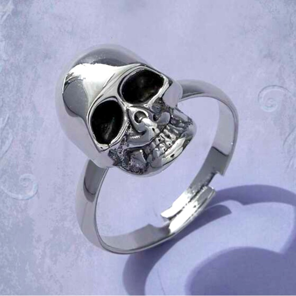 Silver Skull Ring